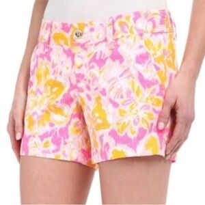 Lilly Pulitzer The Callahan Floral Ooh la la Kir Royal Shorts Women’s Size 4
